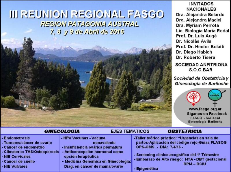 AFICHE-III REGIONAL FASGO Bariloche1
