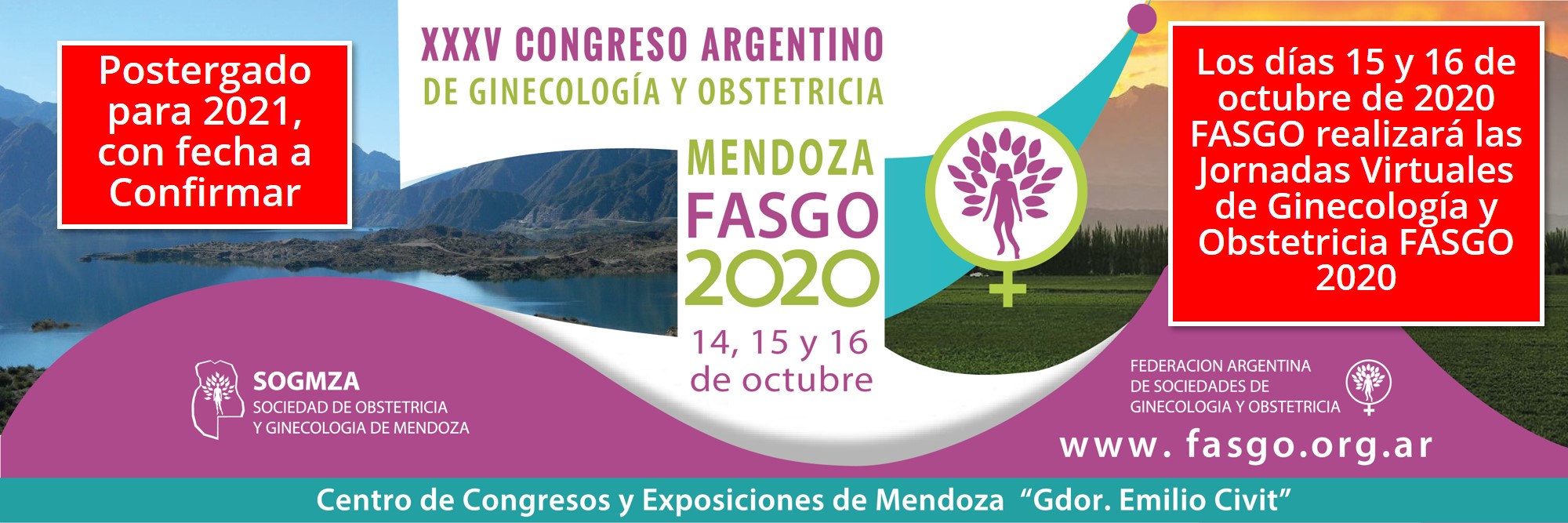 Congreso Postergado Banner