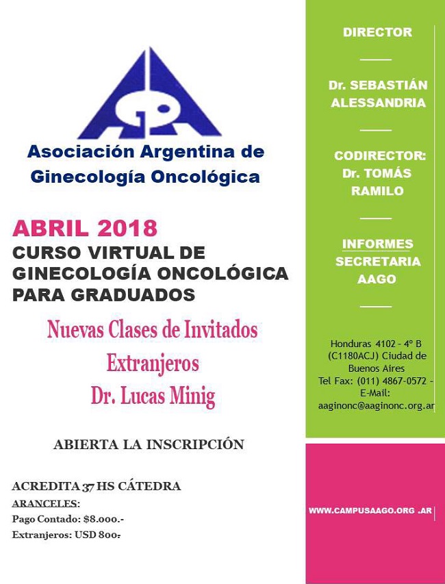 Curso AAGO 2018