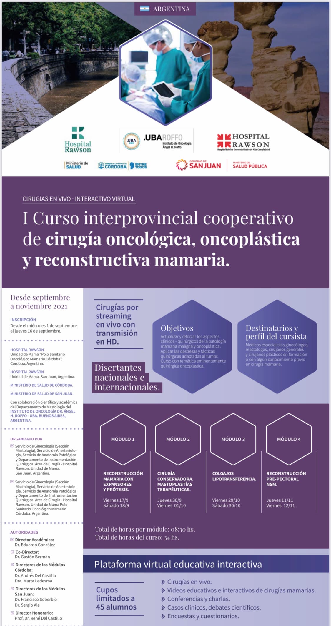 Curso interprovincial Cooperativo