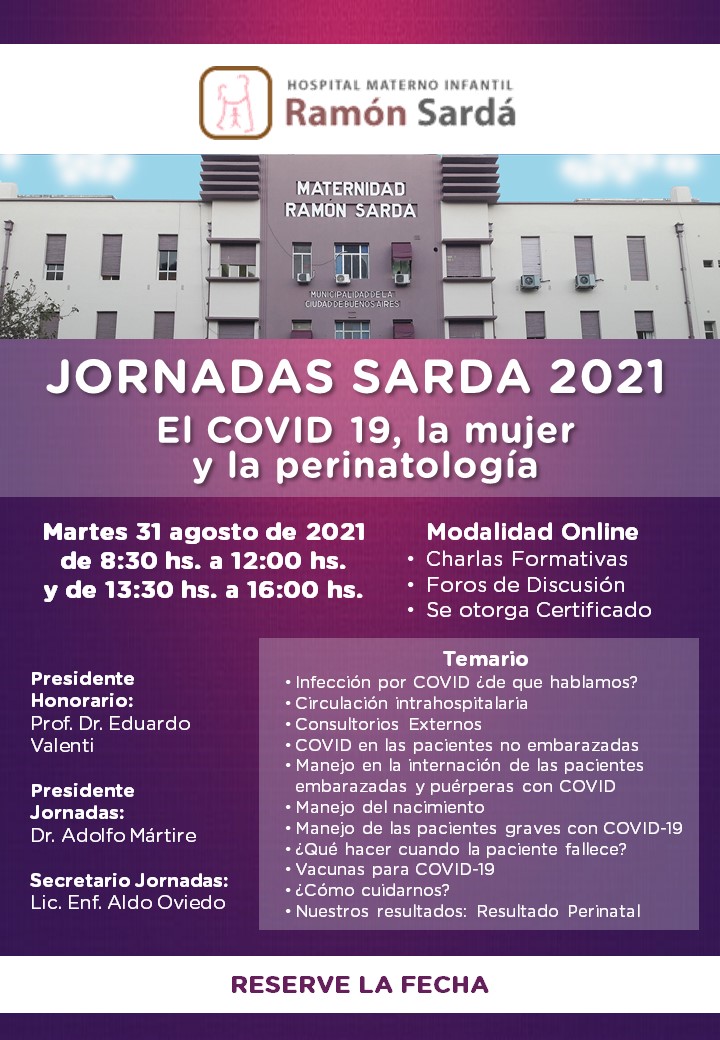 Flyer Jornada Sarda 2021