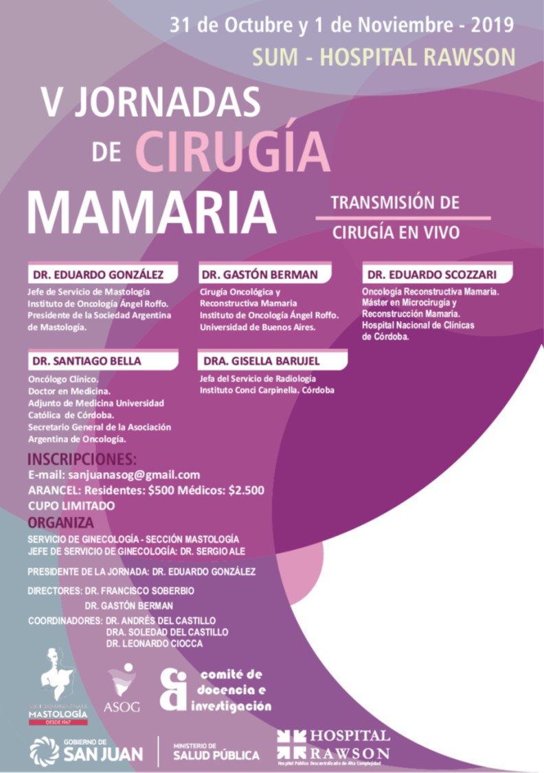 V Jornada Cirugia Mamaria