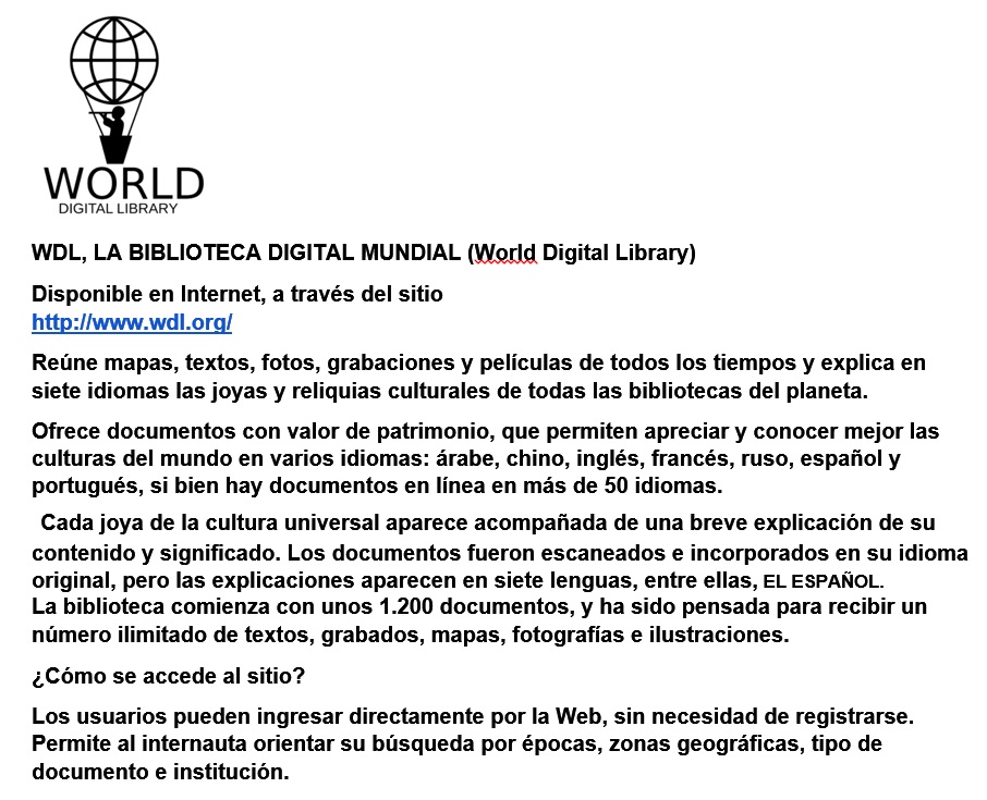 biblioteca digital mundial