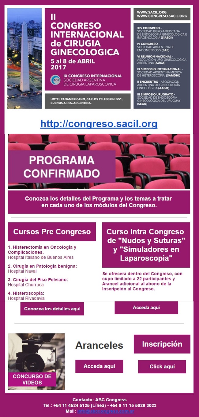 congreso sacil