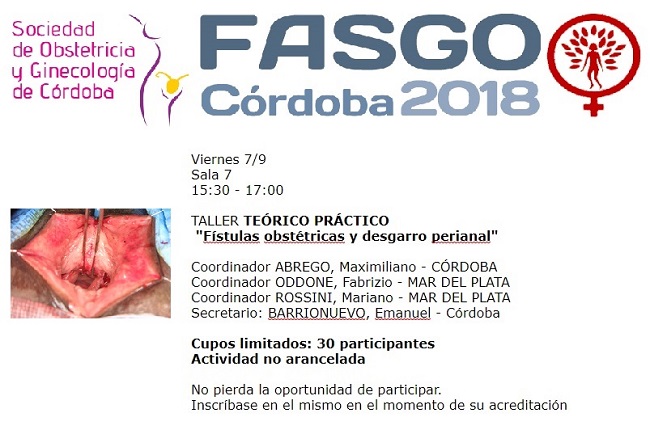 promo taller fistulas